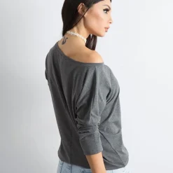 JEANS Pitkähihaiset Paidat>Basic Fiona paita tummanharmaa