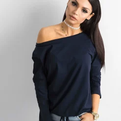 JEANS Pitkähihaiset Paidat>Basic Fiona paita tummansininen