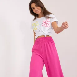 JEANS Lyhythihaiset Paidat Ja Topit></noscript>Basic Fiore t-paita valkoinen