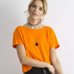 JEANS Lyhythihaiset Paidat Ja Topit>Basic Fire t-paita oranssi