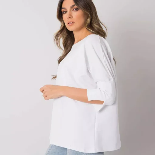 JEANS Pitkähihaiset Paidat>Basic Hassina trikoopaita valkoinen