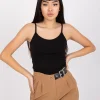 JEANS Lyhythihaiset Paidat Ja Topit>Basic Indiana toppi musta