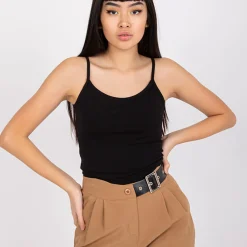 JEANS Lyhythihaiset Paidat Ja Topit>Basic Indiana toppi musta