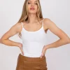 JEANS Lyhythihaiset Paidat Ja Topit>Basic Indiana toppi valkoinen