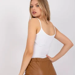JEANS Lyhythihaiset Paidat Ja Topit></noscript>Basic Indiana toppi valkoinen