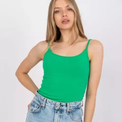 JEANS Lyhythihaiset Paidat Ja Topit>Basic Indiana toppi vihreä