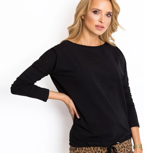 JEANS Pitkähihaiset Paidat>Basic Karla paita musta