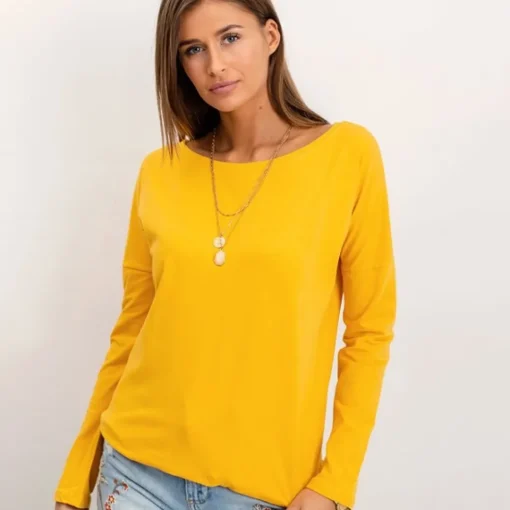JEANS Pitkähihaiset Paidat>Basic Karla paita mustard