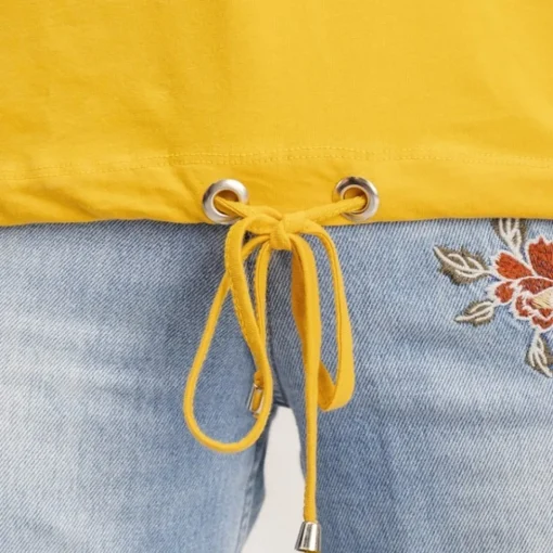 JEANS Pitkähihaiset Paidat>Basic Karla paita mustard