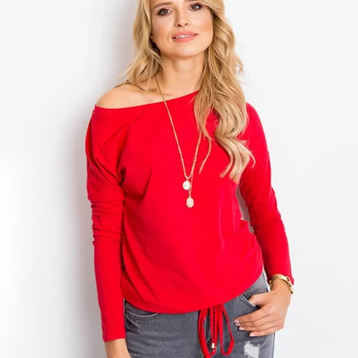 JEANS Pitkähihaiset Paidat>Basic Karla paita punainen