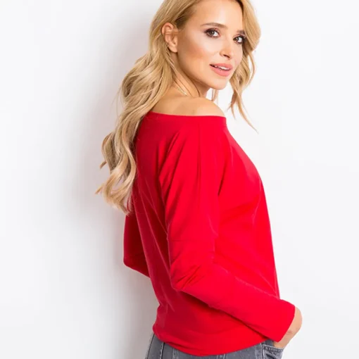 JEANS Pitkähihaiset Paidat>Basic Karla paita punainen