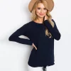 JEANS Pitkähihaiset Paidat>Basic Karla paita tummansininen