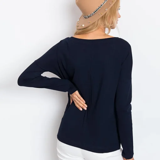 JEANS Pitkähihaiset Paidat>Basic Karla paita tummansininen