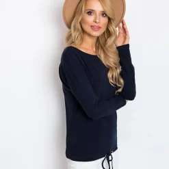 JEANS Pitkähihaiset Paidat></noscript>Basic Karla paita tummansininen