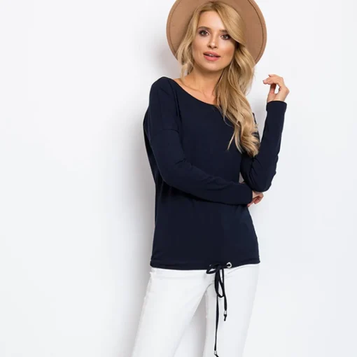 JEANS Pitkähihaiset Paidat>Basic Karla paita tummansininen