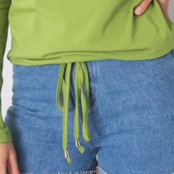 JEANS Pitkähihaiset Paidat>Basic Karla paita vaaleanvihreä