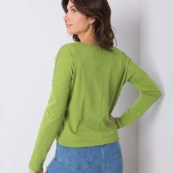 JEANS Pitkähihaiset Paidat></noscript>Basic Karla paita vaaleanvihreä