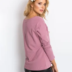 JEANS Pitkähihaiset Paidat></noscript>Basic Karla paita vanha roosa