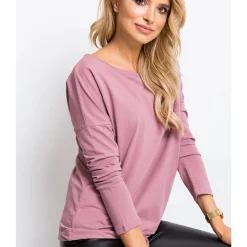 JEANS Pitkähihaiset Paidat></noscript>Basic Karla paita vanha roosa