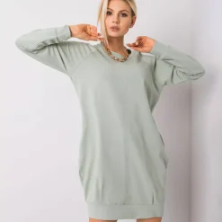 JEANS Pitkähihaiset Paidat | Minimekot>Basic Kristina pitkä trikoopaita minttu