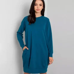 JEANS Pitkähihaiset Paidat | Minimekot>Basic Kristina pitkä trikoopaita petrooli