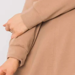 JEANS Pitkähihaiset Paidat | Minimekot>Basic Kristina pitkä trikoopaita kameli