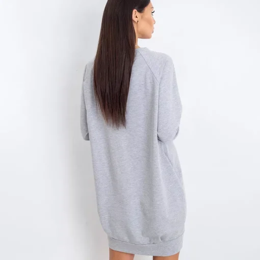 JEANS Pitkähihaiset Paidat | Minimekot>Basic Kristina pitkä trikoopaita vaaleanharmaa
