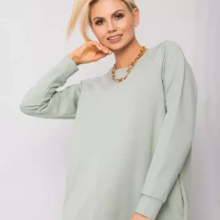 JEANS Pitkähihaiset Paidat | Minimekot></noscript>Basic Kristina pitkä trikoopaita minttu