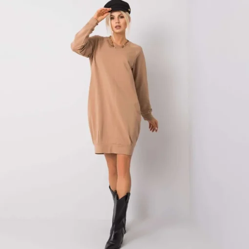 JEANS Pitkähihaiset Paidat | Minimekot>Basic Kristina pitkä trikoopaita kameli
