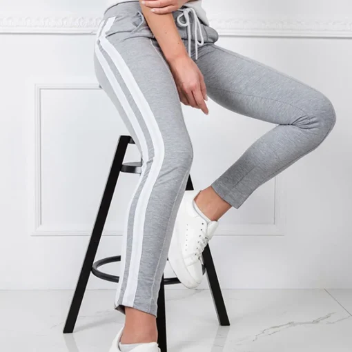JEANS Housut>Basic Laney housut vaaleanharmaa