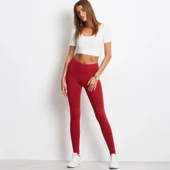 JEANS Leggingsit></noscript>Basic leggingsit burgundy