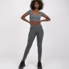 JEANS Leggingsit>Basic leggingsit meleerattu t.harmaa