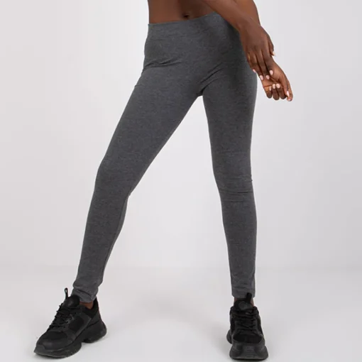JEANS Leggingsit>Basic leggingsit meleerattu t.harmaa