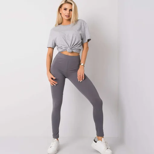 JEANS Leggingsit>Basic leggingsit t.harmaa