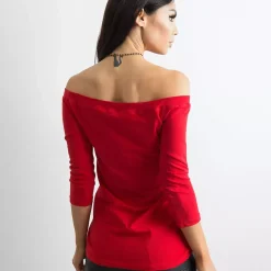JEANS Pitkähihaiset Paidat>Basic Live Off Shoulder paita punainen