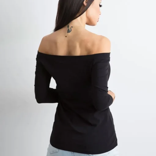 JEANS Pitkähihaiset Paidat>Basic Live Off Shoulder paita musta