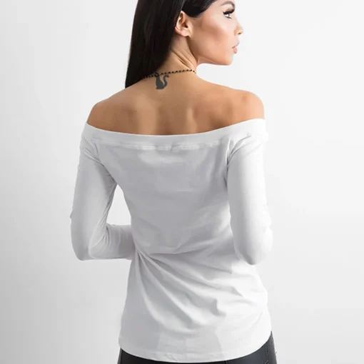 JEANS Pitkähihaiset Paidat>Basic Live Off Shoulder paita valkoinen