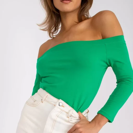 JEANS Pitkähihaiset Paidat>Basic Live Off Shoulder paita vihreä