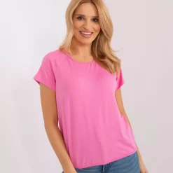 JEANS Lyhythihaiset Paidat Ja Topit></noscript>Basic Lucien t-paita pinkki