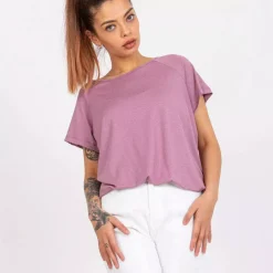 JEANS Lyhythihaiset Paidat Ja Topit>Basic Lucien t-paita vanha roosa