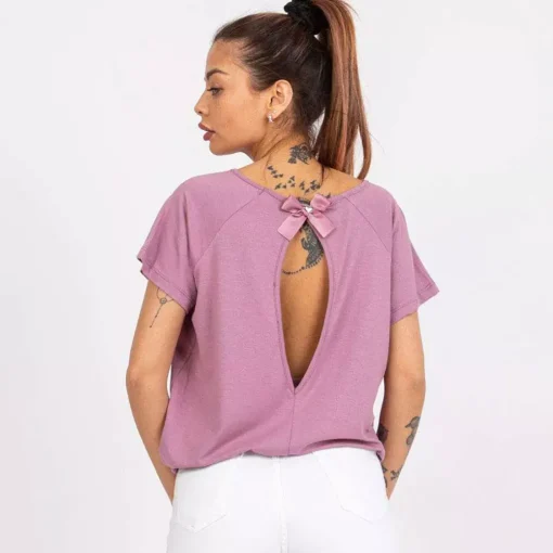 JEANS Lyhythihaiset Paidat Ja Topit>Basic Lucien t-paita vanha roosa