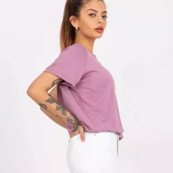 JEANS Lyhythihaiset Paidat Ja Topit></noscript>Basic Lucien t-paita vanha roosa
