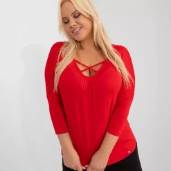 JEANS Pitkähihaiset Paidat | Plus!>Basic Mariel trikoopaita punainen