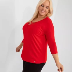 JEANS Pitkähihaiset Paidat | Plus!></noscript>Basic Mariel trikoopaita punainen