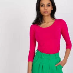 JEANS Pitkähihaiset Paidat>Basic Mona paita fuksia