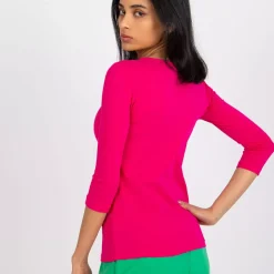 JEANS Pitkähihaiset Paidat></noscript>Basic Mona paita fuksia