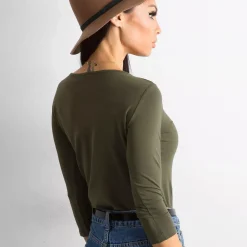 JEANS Pitkähihaiset Paidat>Basic Mona paita khaki