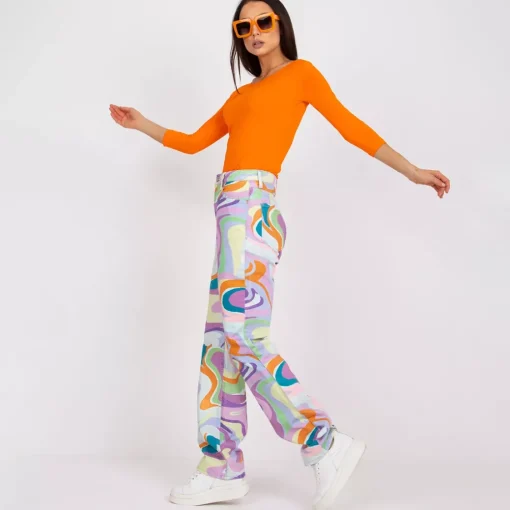 JEANS Pitkähihaiset Paidat>Basic Mona paita oranssi