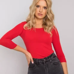 JEANS Pitkähihaiset Paidat>Basic Mona paita punainen