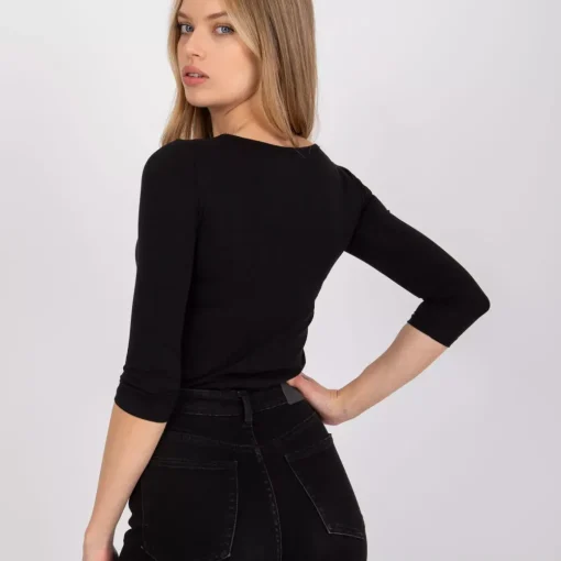 JEANS Pitkähihaiset Paidat>Basic Mona trikoopaita musta